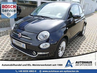 Usata Fiat 500C Lounge 69 CV (50 kW) 2018 Nero Cabrio