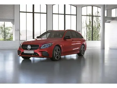 Gebraucht Mercedes C300 AMG 258 PS (189 kW) 2021 Designo hyazinthrot metallic Kombi