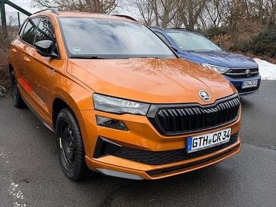 Gebraucht Skoda Karoq SportLine 190 PS (139 kW) 2023 Orange SUV