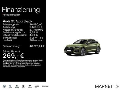 Grün Gebraucht 2022 Audi Q5 Sportback S-Line SUV | 36.890 € (Etwas zu teuer)