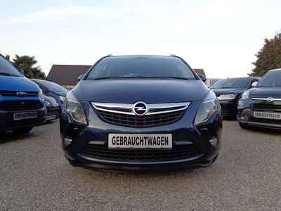 Gebraucht Opel Zafira Tourer Edition 140 PS (102 kW) 2012 Ozean blau (p2) Van / Kleinbus