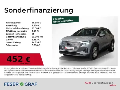 Gebraucht Audi Q4 e-tron Comfort 125 kW (170 PS) 2023 Kieselgrau SUV