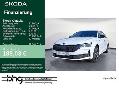 Usata Skoda Octavia SportLine 150 CV (110 kW) 2025 Bianco Station wagon