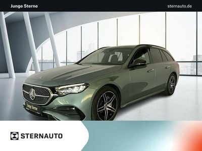 Gebraucht Mercedes E300 AMG line 313 PS (230 kW) 2024 Metalliclack verdesilber metallic Kombi