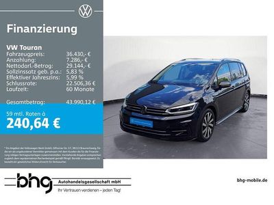 Usata VW Touran R-line 150 CV (110 kW) 2024 Nero Monovolume