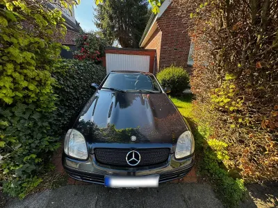 Gebraucht Mercedes SLK200 135 PS (99 kW) 1998 Blau Cabrio