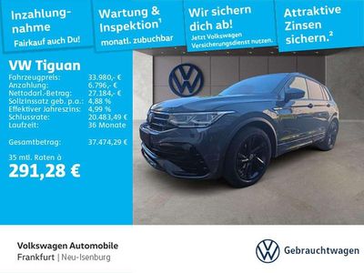 Gebraucht VW Tiguan R-line 150 PS (110 kW) 2023 Delfingrau metallic (metallic) SUV