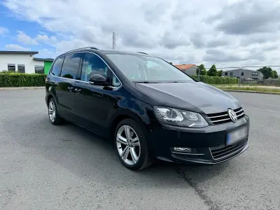 Gebraucht VW Sharan Highline 150 PS (110 kW) 2016 Schwarz Van / Kleinbus