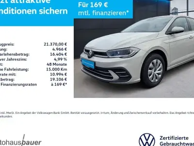 Gebraucht VW Polo Style 95 PS (69 kW) 2023 Grau Kleinwagen