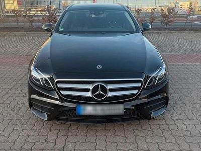 Brugt Mercedes E220 AMG 194 HK (142 kW) 2018 Sort Stationcar