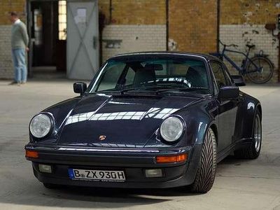 Gebraucht Porsche 911 Turbo Cabriolet 300 PS (220 kW) 1988 Blau Cabrio
