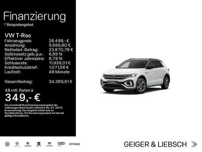 Gebraucht VW T-Roc Style 150 PS (110 kW) 2024 Pure white/schwarz SUV