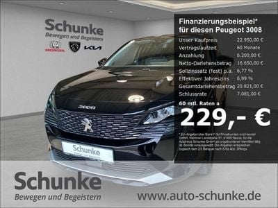 Brugt Peugeot 3008 Allure 224 HK (164 kW) 2022 Sort SUV