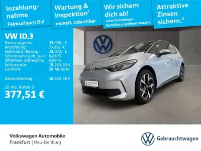 Gebraucht VW ID.3 Pure 125 kW (170 PS) 2026 Silber Kleinwagen
