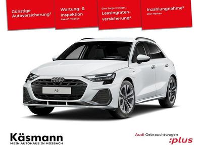 Gletscherweiß metallic (metallic) Gebraucht 2025 Audi A3 S-Line Limousine | 40.930 € (Etwas zu teuer)