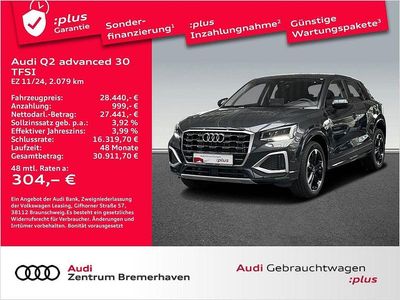 Gebraucht Audi Q2 Advanced Plus 116 PS (85 kW) 2024 Manhattangrau metallic SUV