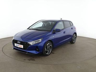 Gebraucht Hyundai i20 Intro Edition 101 PS (74 kW) 2021 Blau Kleinwagen