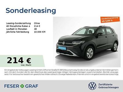 Gebraucht VW T-Cross IQ Drive 95 PS (69 kW) 2025 Schwarz SUV