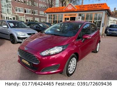 Usata Ford Fiesta 65 CV (47 kW) 2014 Rosso Utilitaria