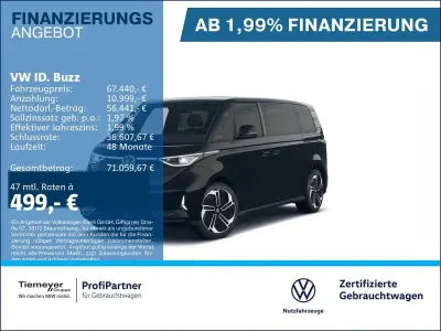Gebraucht VW ID. Buzz GTX 250 kW (340 PS) 2025 Schwarz Van / Kleinbus