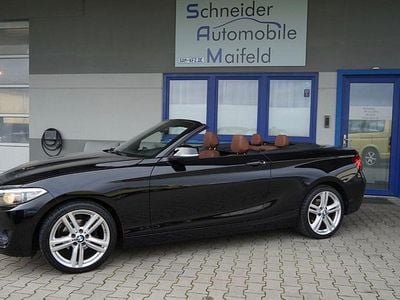 Schwarz Gebraucht 2016 BMW 218 Basis Cabrio | 16.980 € (Fairer Preis)