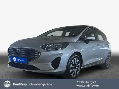Gebraucht Ford Fiesta Titanium 125 PS (91 kW) 2022 Moondust silber metallic Kleinwagen