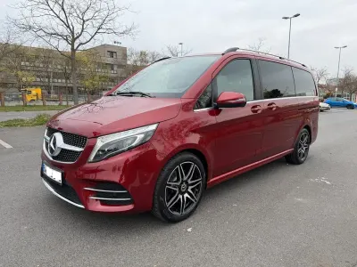 Second-hand Mercedes V300 AMG 239 CP (175 kW) 2021 Roșu Monovolum