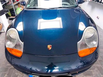 Gebraucht Porsche Boxster 204 PS (150 kW) 1997 Blau Cabrio