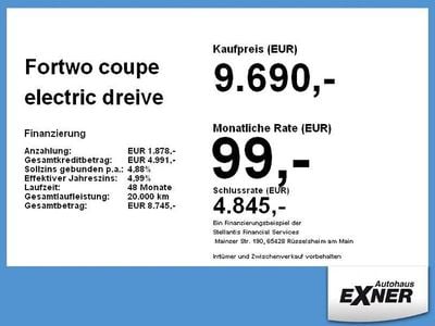Gebraucht Smart ForTwo Electric Drive 60 kW (82 PS) 2021 Schwarz Coupé