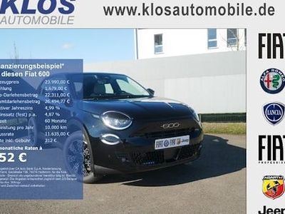 Neu Fiat 600 Icon 110 PS (80 kW) 2026 Schwarz SUV