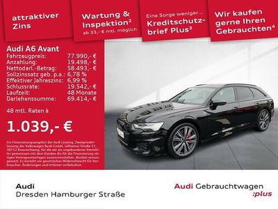 Gebraucht Audi A6 Design 367 PS (269 kW) 2024 Mythosschwarz metallic Kombi