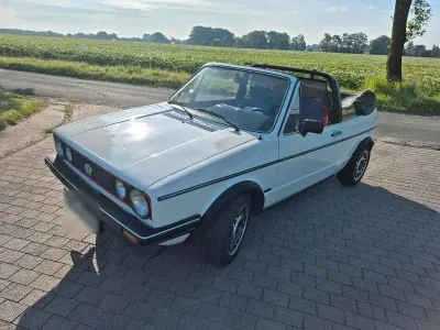 Gebraucht VW Golf Cabriolet 90 PS (66 kW) 1987 Weiß Cabrio