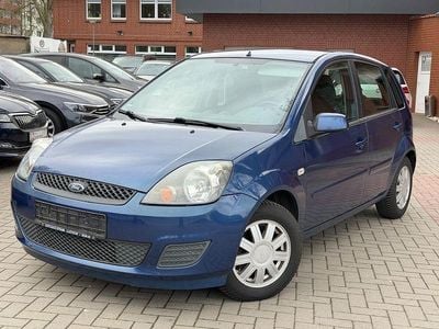 Gebraucht Ford Fiesta Style 60 PS (44 kW) 2008 Blau Kleinwagen