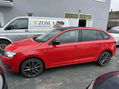 Gebraucht Skoda Rapid Style 105 PS (77 kW) 2014 Corridarot Kleinwagen