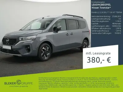Neu Nissan Townstar Tekna 131 PS (96 kW) 2026 Schwarz Kombi