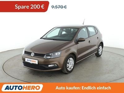 Braun Gebraucht 2015 VW Polo Trendline Kleinwagen | 9.370 € (Fairer Preis)