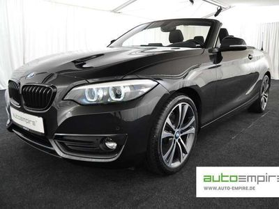 gebraucht BMW 220 i Cabrio Sportline LED/NAVI/M-LENKRAD/SHZ/18