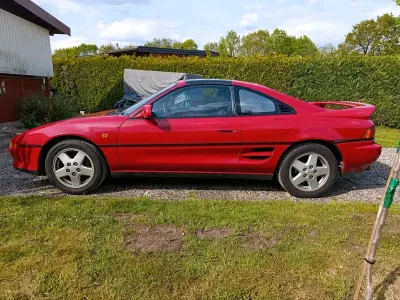 Brugt Toyota MR2 156 HK (114 kW) 1991 Rød Cabriolet