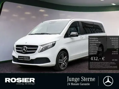 Gebraucht Mercedes V300 Avantgarde Edition 237 PS (174 kW) 2022 Weiss / bergkristallweiß Van / Kleinbus