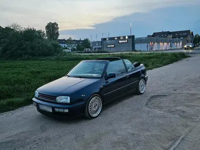 Brugt VW Golf Cabriolet 75 HK (55 kW) 1995 Blå Cabriolet