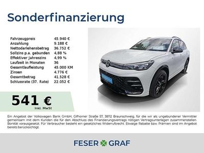 Pure white Gebraucht 2024 VW Tiguan R-line SUV | 49.940 € (Etwas zu teuer)