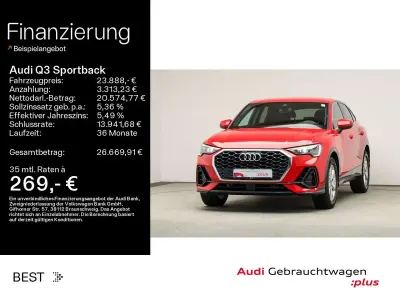 Gebraucht Audi Q3 Business 150 PS (110 kW) 2021 Tangorot metallic SUV