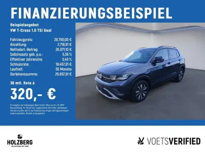 Gebraucht VW T-Cross Goal 116 PS (85 kW) 2025 Grau SUV