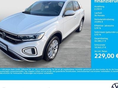 Gebraucht VW T-Roc Style 150 PS (110 kW) 2024 Weiß SUV