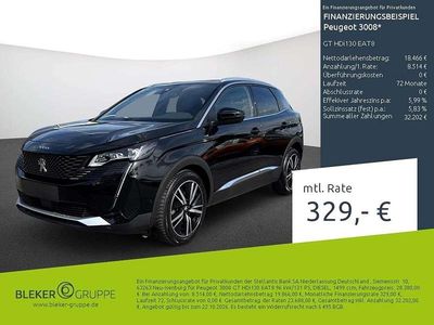 Second-hand Peugeot 3008 GT 178 CP (130 kW) 2023 Negru SUV