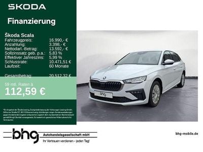 Gebraucht Skoda Scala Essence 95 PS (69 kW) 2025 Moonweiß perleffekt Kleinwagen
