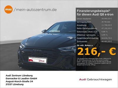 Gebraucht Audi e-tron Sportback S-Line 300 kW (408 PS) 2023 Mythosschwarz metallic SUV