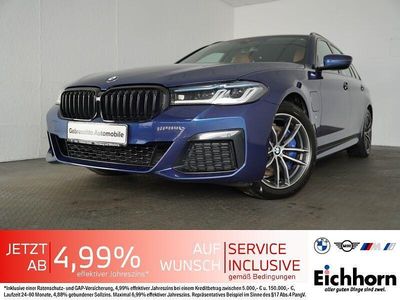 Gebraucht BMW 530e M Sport 292 PS (214 kW) 2021 Phytonicblau metallic Kombi