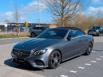 Usata Mercedes E200 AMG line 197 CV (144 kW) 2020 Grigio Cabrio