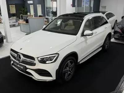 Brugt Mercedes GLC300 AMG line 245 HK (180 kW) 2020 Hvid SUV
